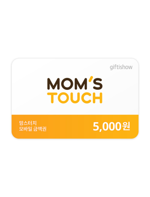 맘스터치 모바일 금액권 5천원권