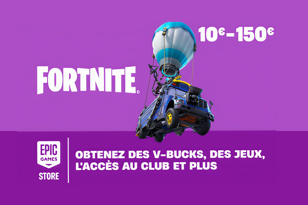10 EUR Fortnite V-Bucks
