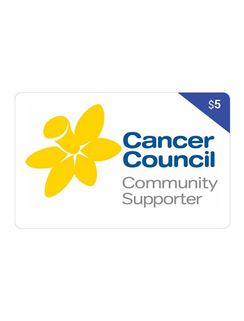 $5 Cancer Council Donation