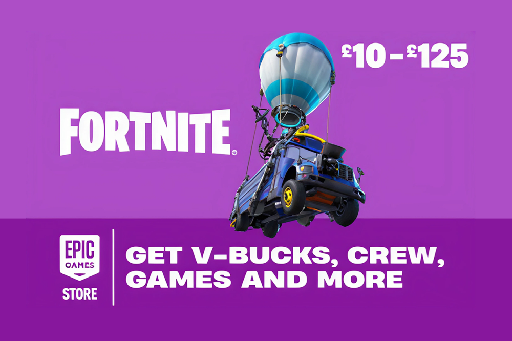 10 GBP Fortnite V-Bucks